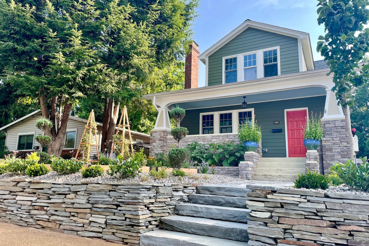 Outdoor Steps and Retaining Wall